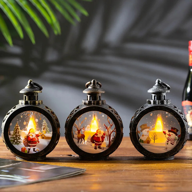 Christmas decorations retro night lights