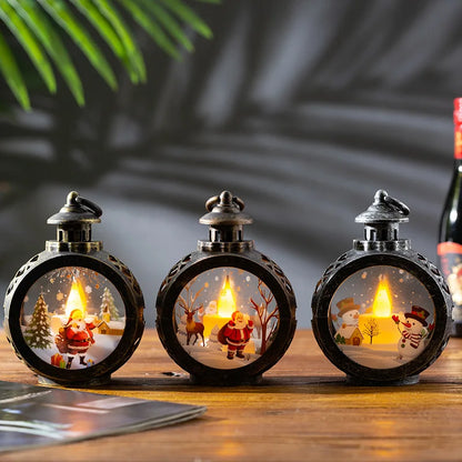 Christmas decorations retro night lights