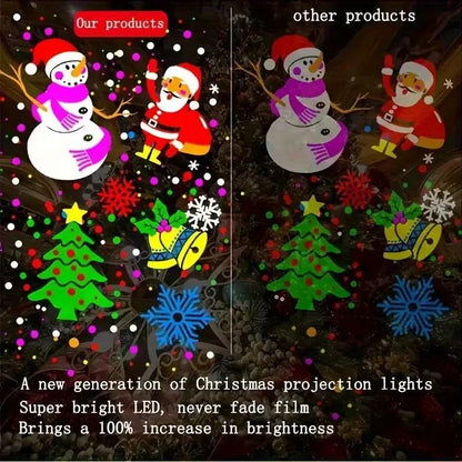 Christmas Window Projector LED