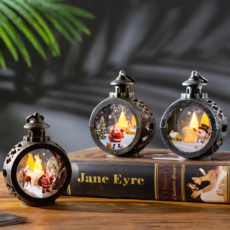Christmas decorations retro night lights