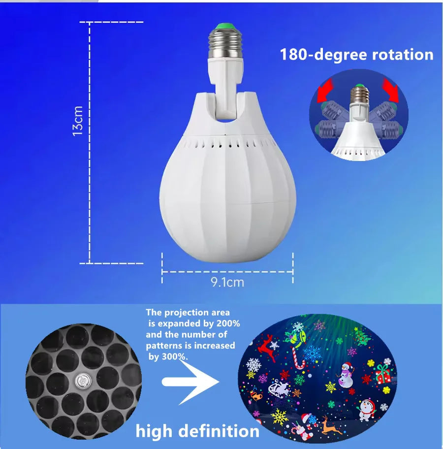Christmas Window Projector LED