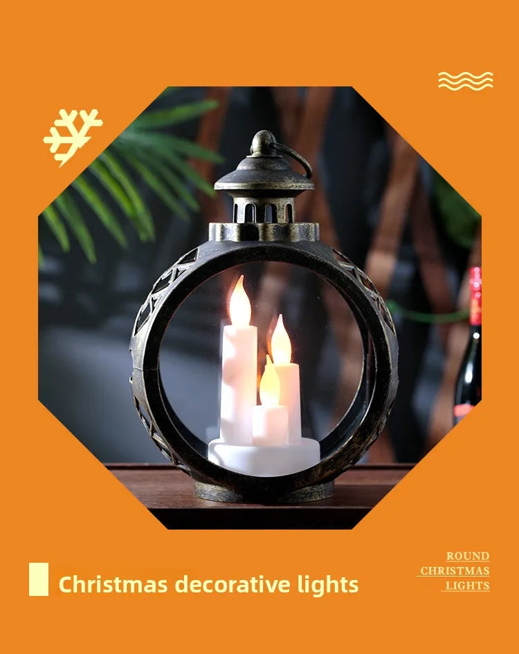 Christmas decorations retro night lights