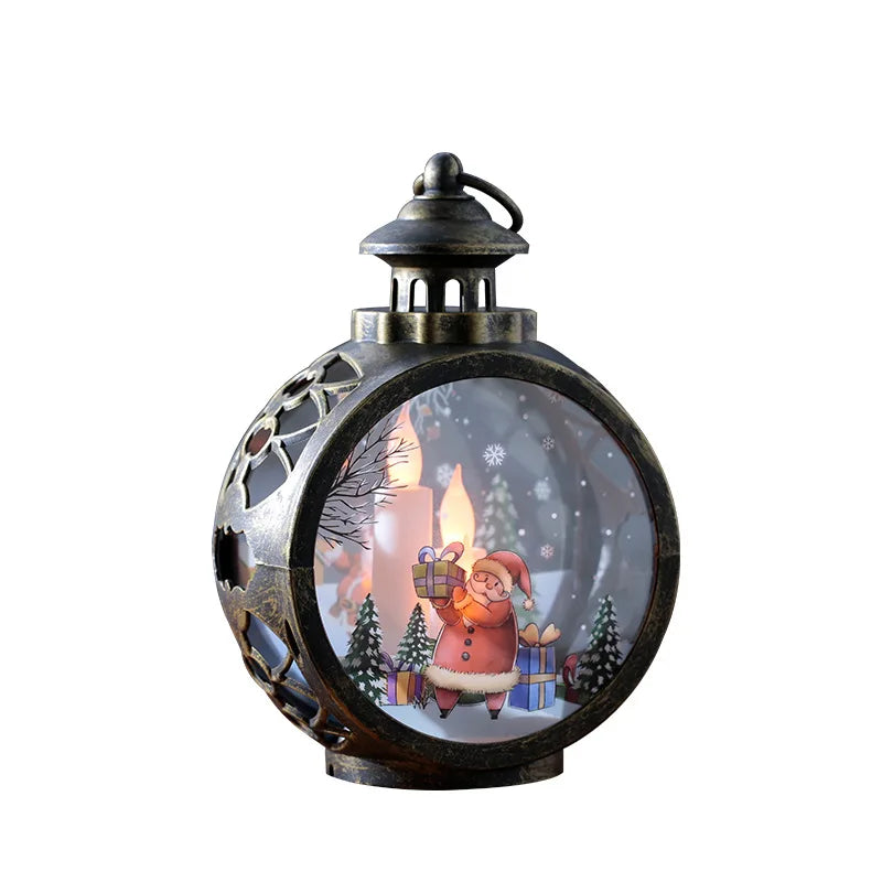 Christmas decorations retro night lights