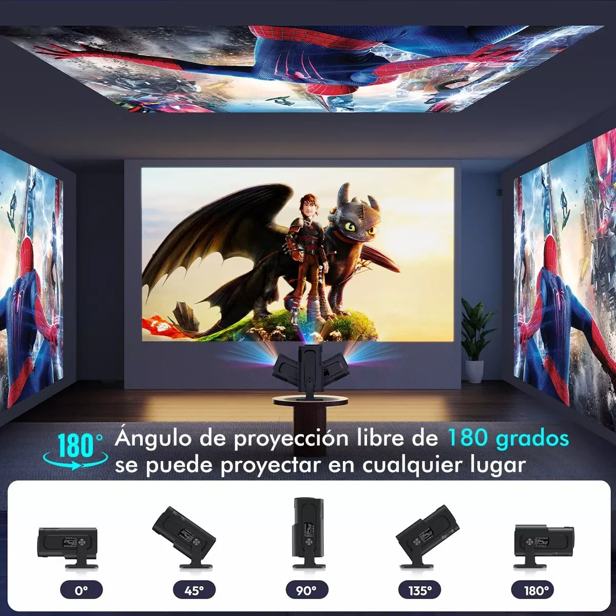 Portable Projector 1080p Professional