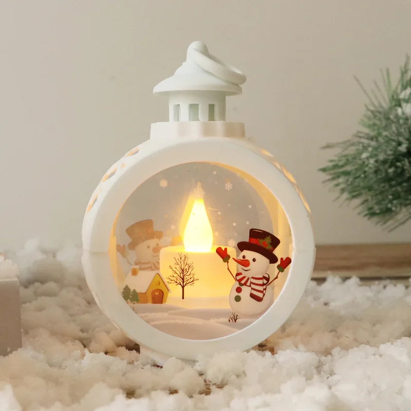 Christmas decorations retro night lights