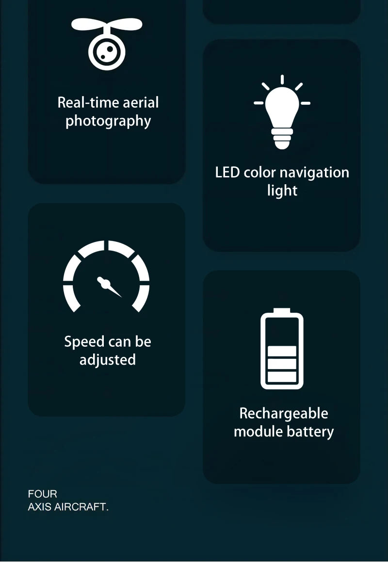 Mini LED Drone – 4-Channel