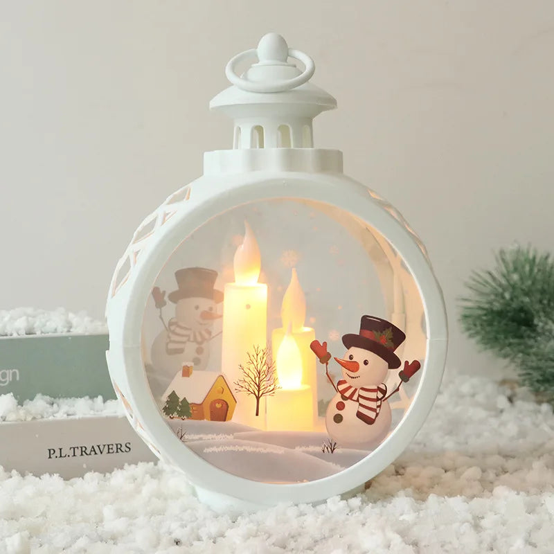Christmas decorations retro night lights