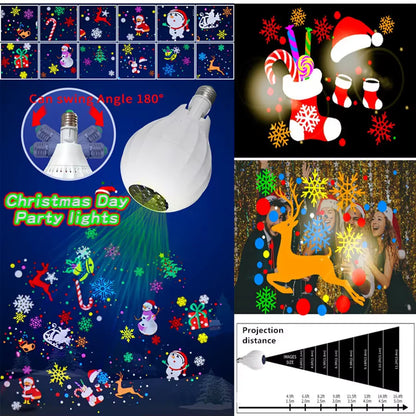 Christmas Window Projector LED