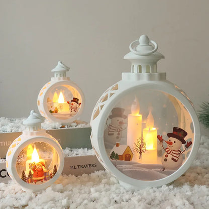 Christmas decorations retro night lights