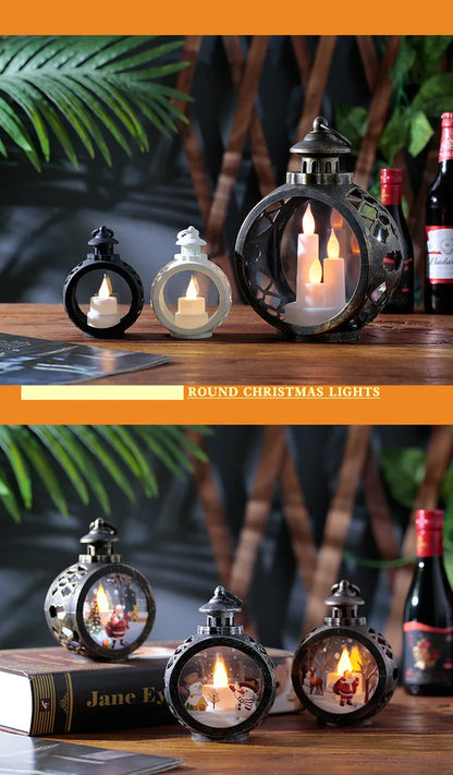Christmas decorations retro night lights